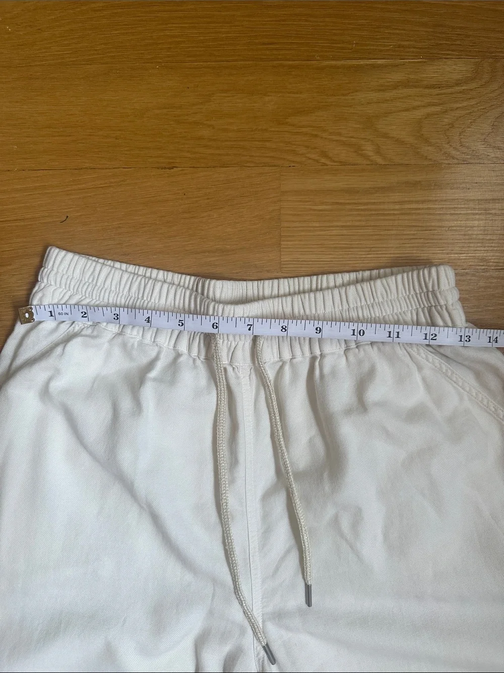 COMMUNITY Drawstring Pants in White - Size Small